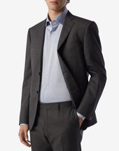 Suit In Lana Stretch Con Micro Fantasia