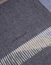 Scarf In Cashmere Con Bande Colorate