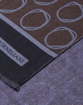 Scarf In Lana Con Stampa Doppia