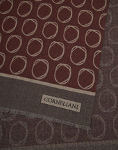 Scarf Multicolor In Lana Con Stampa Doppia
