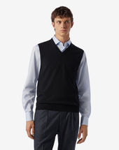 Gilet In Merino Extra Fine