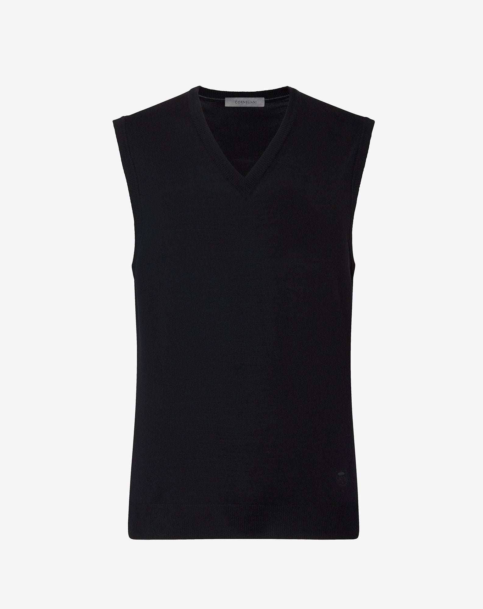 Gilet In Merino Extra Fine