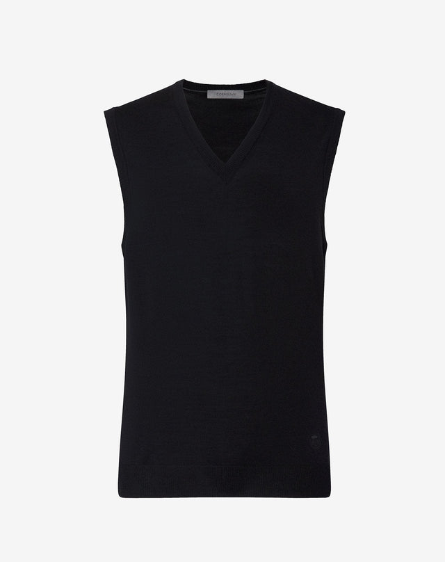 Gilet In Merino Extra Fine
