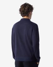 Polo Con Bottoni In Lana Merino