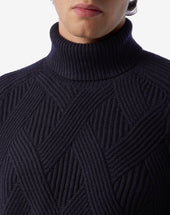 Dolcevita A Coste Intrecciate In Merino Extra Fine