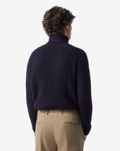 Dolcevita A Coste Intrecciate In Merino Extra Fine