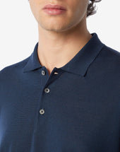 Polo A Bottoni In Lana Extra Fine 120 S