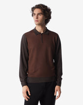 Polo Zip In Lana Extra Fine 120 S
