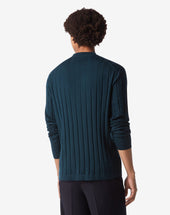 Sweater Girocollo Ottanio In Merino Extra Fine