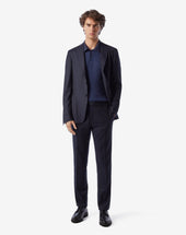 Suit Navy In Lana S130s