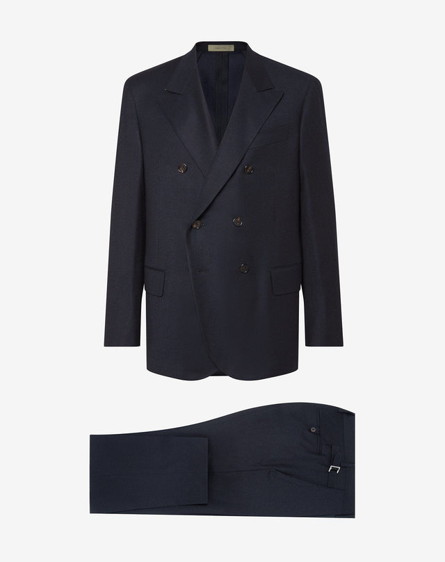 Suit blu in lana