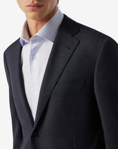 Suit In Twill Di Lana S130s Con Micro Fantasia