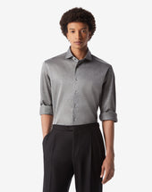 Shirt Grigia In Jersey Di Cotone