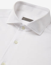 Shirt Bianca In Jersey Di Cotone