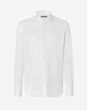 Shirt Bianca In Jersey Di Cotone