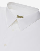Shirt Bianca In Popeline Di Cotone