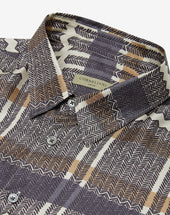 Shirt In Seta Con Fantasia All Over