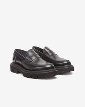 Slip On Nere In Pelle