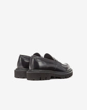 Slip On Nere In Pelle