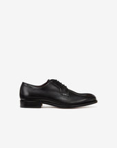 Shoes Derby Nere In Pelle Di Vitello