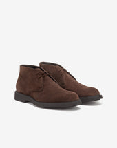 Stivaletti Desert Marroni In Suede