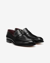 Slip On Nere In Pelle