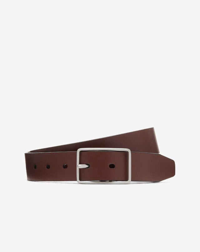 Belt marrone in vitello nappa