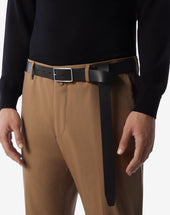 Belt Nera In Vitello Nappa