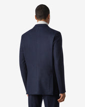 Jacket A Due Bottoni In Lana Jersey