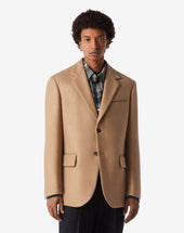 Jacket A Due Bottoni In Cammello