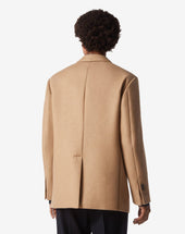 Jacket A Due Bottoni In Cammello