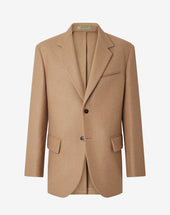 Jacket A Due Bottoni In Cammello
