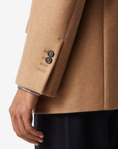 Jacket A Due Bottoni In Cammello