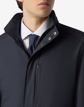 Field Jacket Navy In Techno Popeline