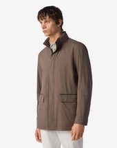 Field Jacket In Techno Popeline
