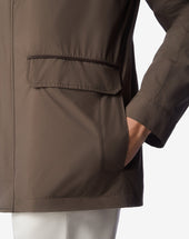 Field Jacket In Techno Popeline