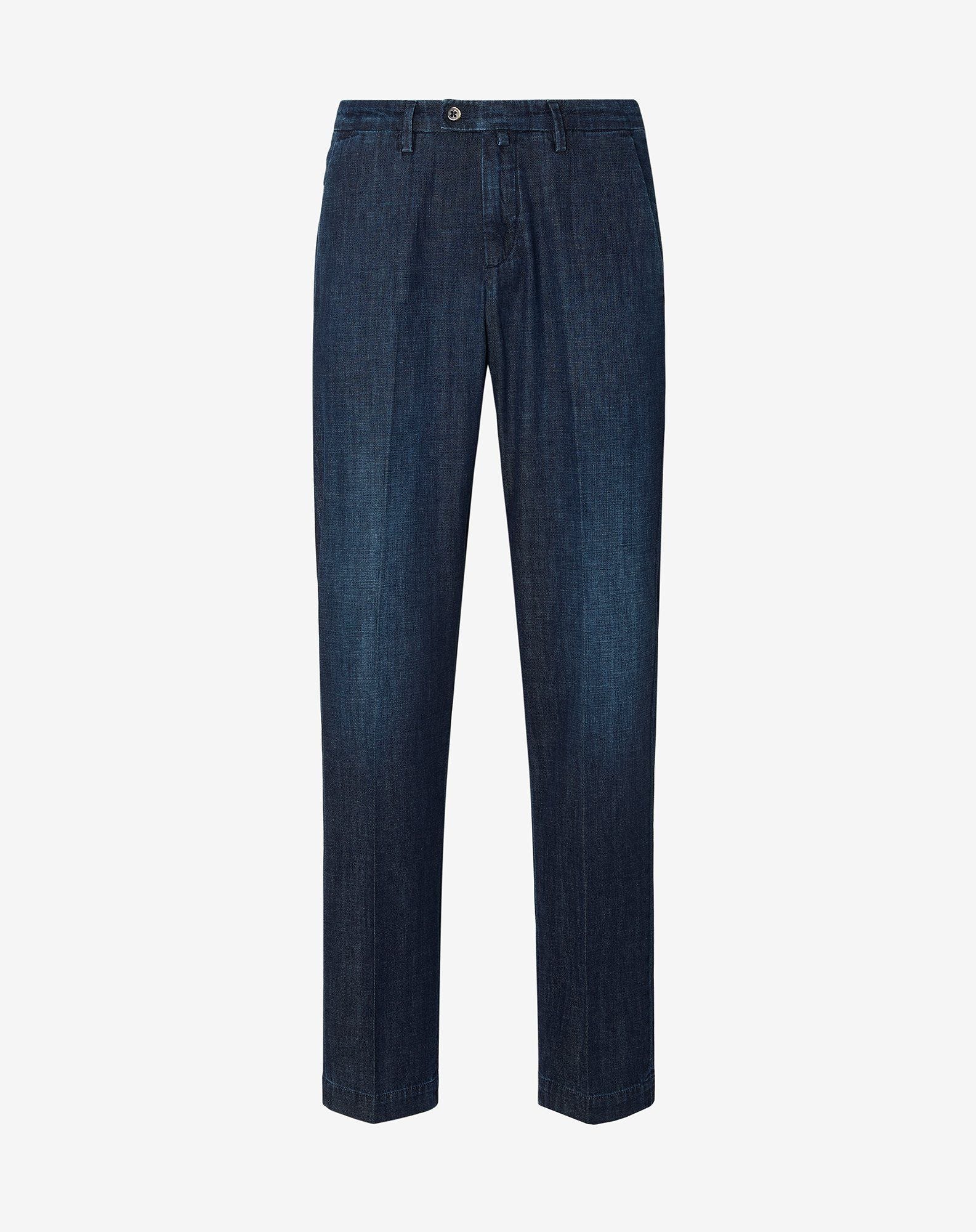 Pants chino blu navy in puro cotone