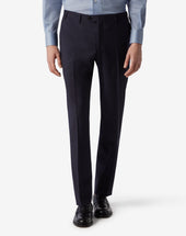 Pants Navy In Lana Tropical