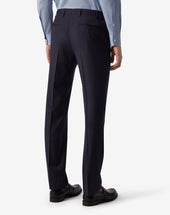 Pants Navy In Lana Tropical