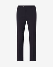 Pants Navy In Lana Tropical