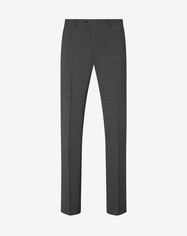 Pants antracite in lana stretch