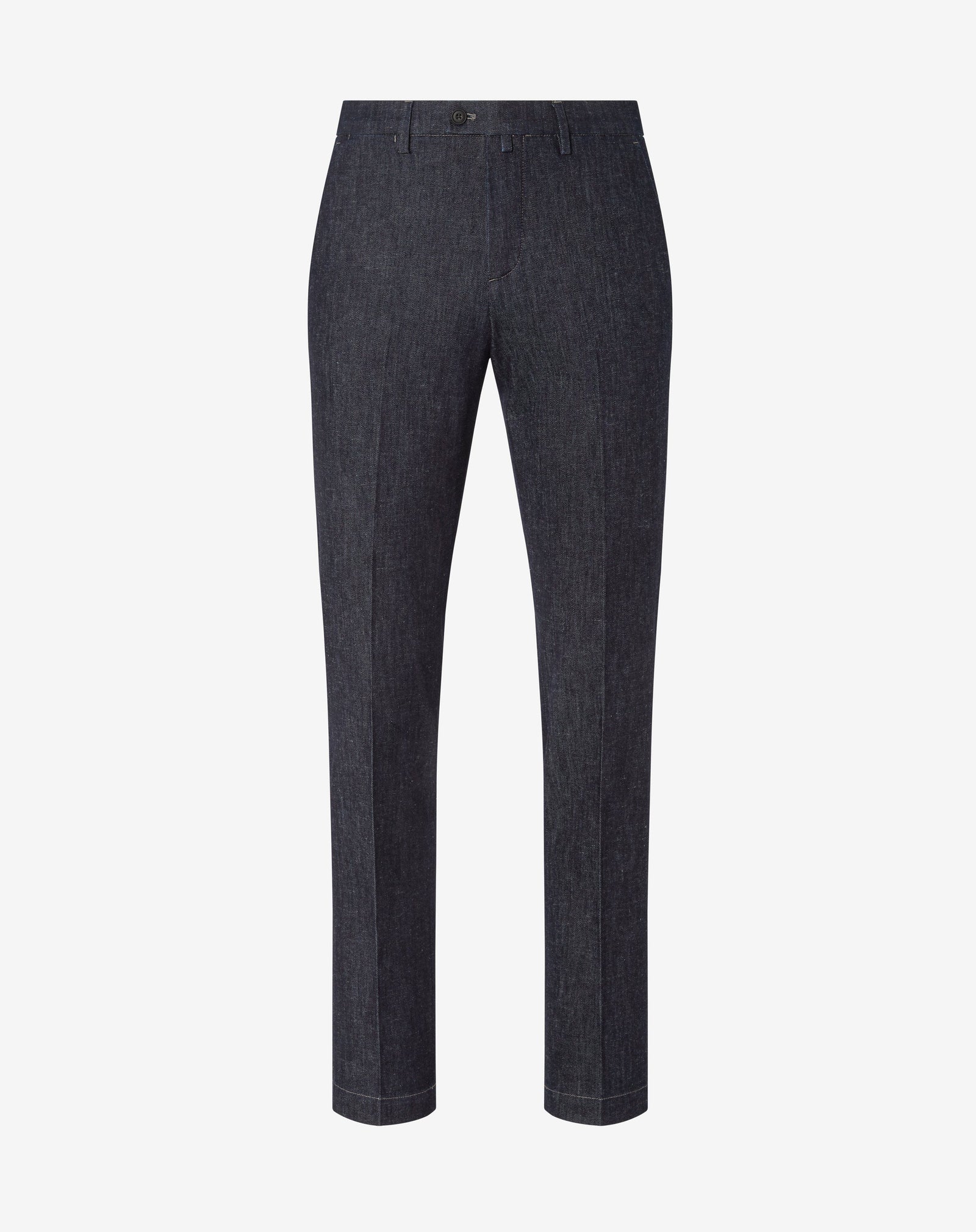 Pants chino blu scuro in denim stretch
