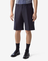 Bermuda Twill Di Lana E Lino