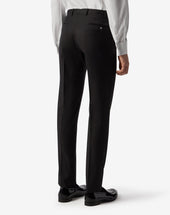 Pants Neri In Pura Lana 130 S