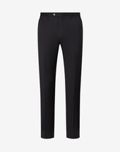 Pants Neri In Pura Lana 130 S