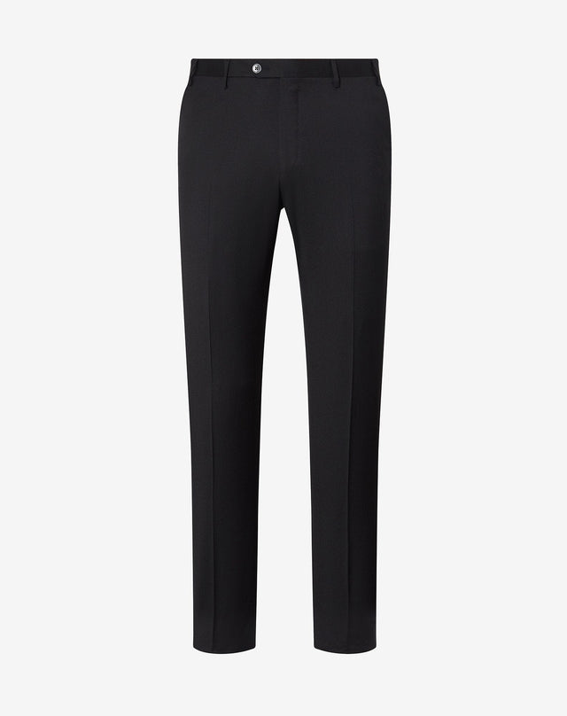 Pants neri in pura lana 130's