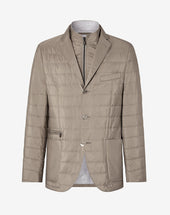 Jacket Con Pettorina In Tessuto Idrorepellente