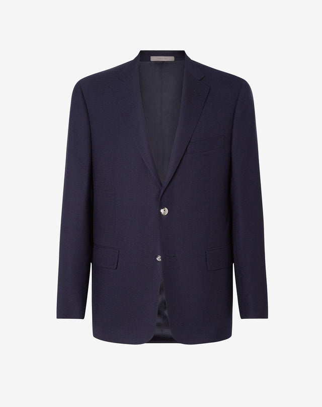 Jacket In Hopsack Di Lana 150 S