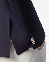Jacket In Hopsack Di Lana 150 S
