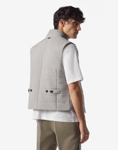 Gilet Trapuntato In Tessuto Tecnico